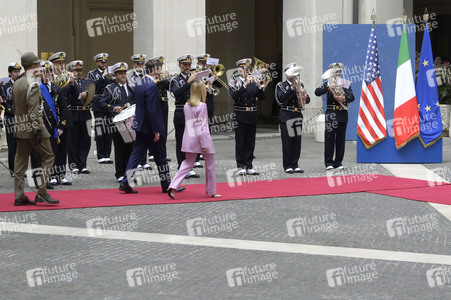 Giorgia Meloni empfängt  JD Vance in Rom