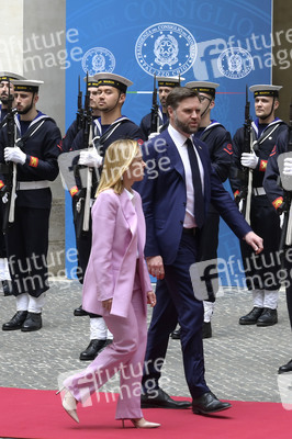 Giorgia Meloni empfängt  JD Vance in Rom