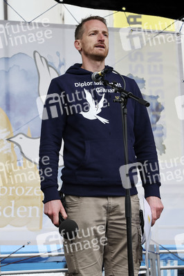 Demonstration 'Friedensprozession' in Dresden