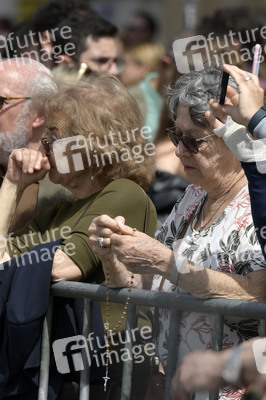 Trauer um Papst Franziskus in Rom