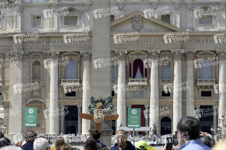 Trauer um Papst Franziskus in Rom