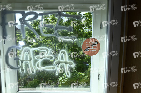 Schäden in Hörsaal der Humboldt-Universität nach propalästinensischen Protesten in Berlin