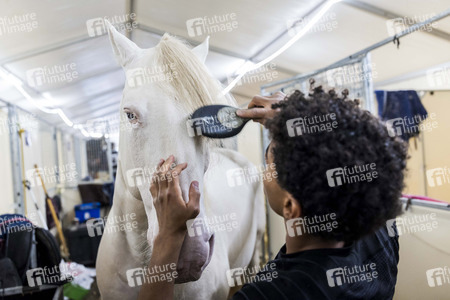 Backstageführung zur Pferdeshow 'Cavalluna - Grand Moments' in Erfurt