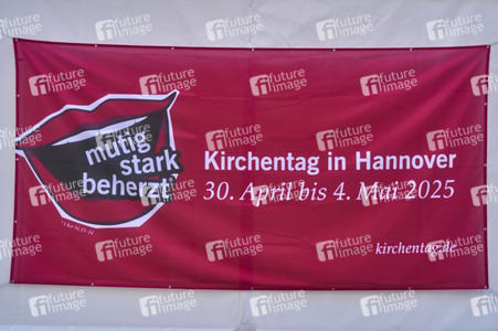 Vorbereitungen zum 39. Evengelischen Kirchentag in Hannover