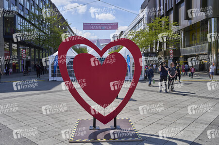 Vorbereitungen zum 39. Evengelischen Kirchentag in Hannover