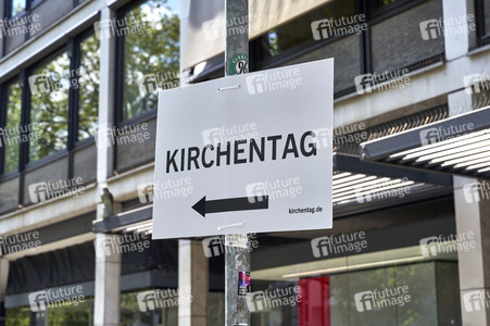 Vorbereitungen zum 39. Evengelischen Kirchentag in Hannover