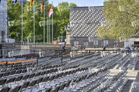 Vorbereitungen zum 39. Evengelischen Kirchentag in Hannover
