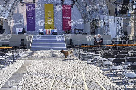 Vorbereitungen zum 39. Evengelischen Kirchentag in Hannover