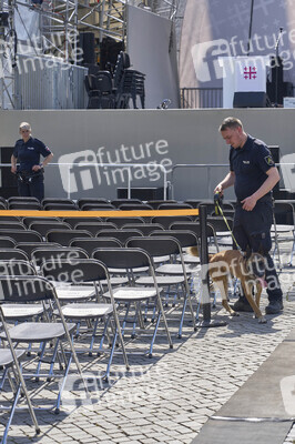 Vorbereitungen zum 39. Evengelischen Kirchentag in Hannover
