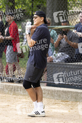 George Clooney beim Softball Spiel in New York