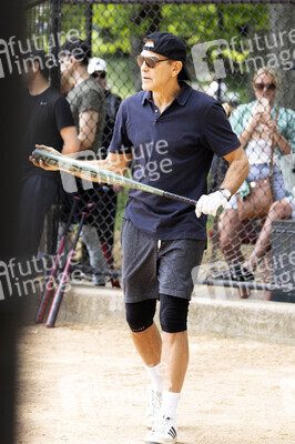 George Clooney beim Softball Spiel in New York