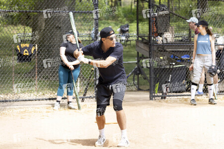 George Clooney beim Softball Spiel in New York