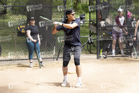 George Clooney beim Softball Spiel in New York