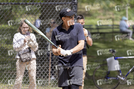 George Clooney beim Softball Spiel in New York