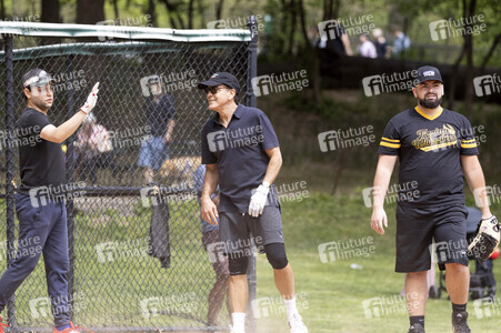 George Clooney beim Softball Spiel in New York