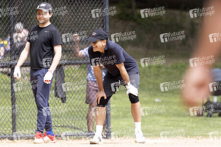 George Clooney beim Softball Spiel in New York