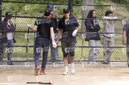 George Clooney beim Softball Spiel in New York