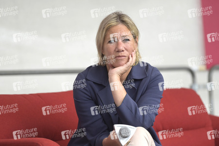 Christine Strobl beim 39. Evangelischen Kirchentag in Hannover