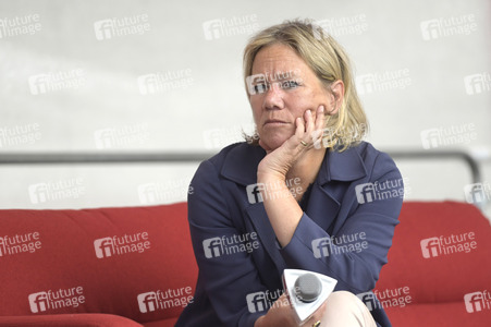Christine Strobl beim 39. Evangelischen Kirchentag in Hannover