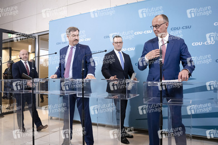 Fraktionssitzung der CDU/CSU-Bundestagsfraktion in Berlin