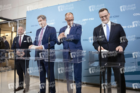 Fraktionssitzung der CDU/CSU-Bundestagsfraktion in Berlin