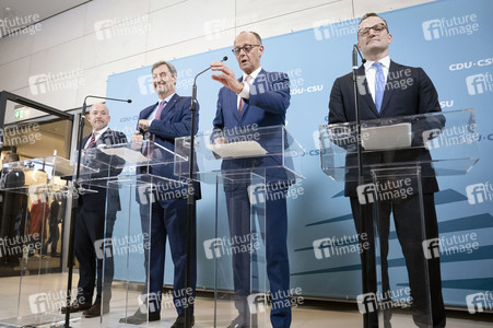 Fraktionssitzung der CDU/CSU-Bundestagsfraktion in Berlin