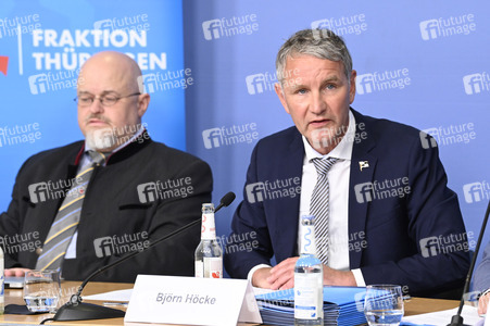 Presskonferenz mit Björn Höcke in Berlin