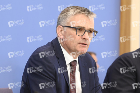 Regierungspressekonferenz in Berlin