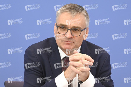 Regierungspressekonferenz in Berlin