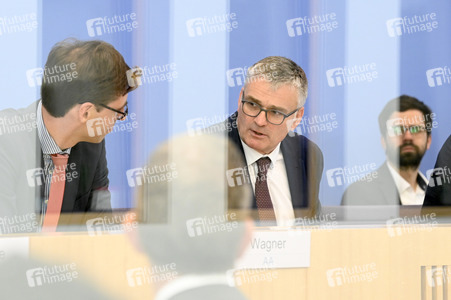 Regierungspressekonferenz in Berlin