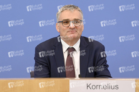 Regierungspressekonferenz in Berlin