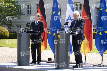 Gemeinsame Pressekonferenz von Frank-Walter Steinmeier und Isaak Herzog in Berlin