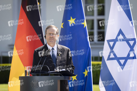Gemeinsame Pressekonferenz von Frank-Walter Steinmeier und Isaak Herzog in Berlin