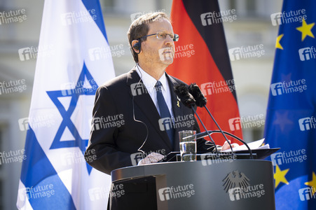 Gemeinsame Pressekonferenz von Frank-Walter Steinmeier und Isaak Herzog in Berlin