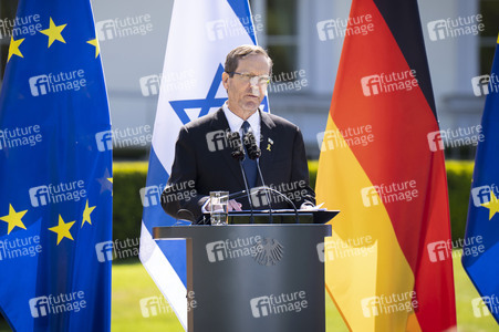 Gemeinsame Pressekonferenz von Frank-Walter Steinmeier und Isaak Herzog in Berlin