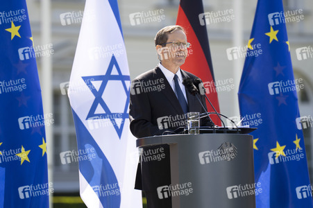 Gemeinsame Pressekonferenz von Frank-Walter Steinmeier und Isaak Herzog in Berlin