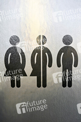 Symbolfoto genderneutrale Toiletten