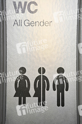 Symbolfoto genderneutrale Toiletten