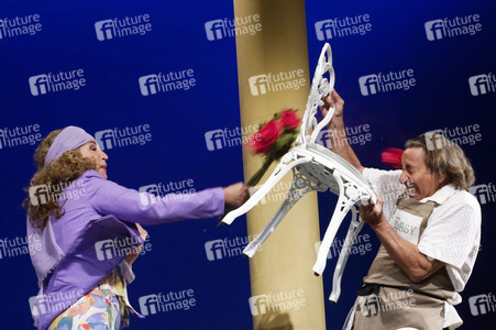 Theaterprobe 'Fisch sucht Fahrrad' in Berlin