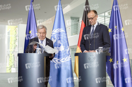 Empfang des Generalsekretärs der Vereinten Nationen in Berlin