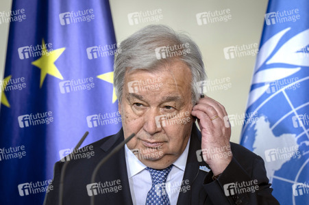 Empfang des Generalsekretärs der Vereinten Nationen in Berlin