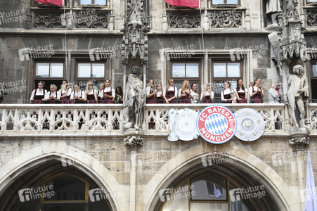 Meisterfeier des FC Bayern München in München