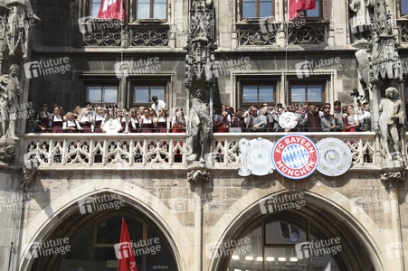 Meisterfeier des FC Bayern München in München