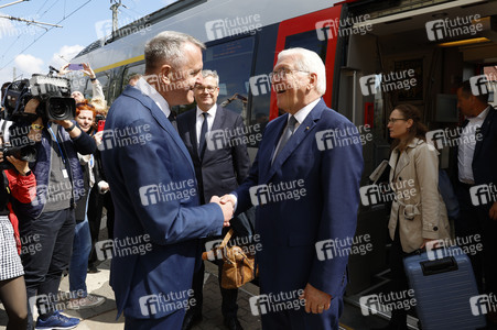 'Ortszeit Deutschland' mit dem Bundespräsidenten in Delitzsch