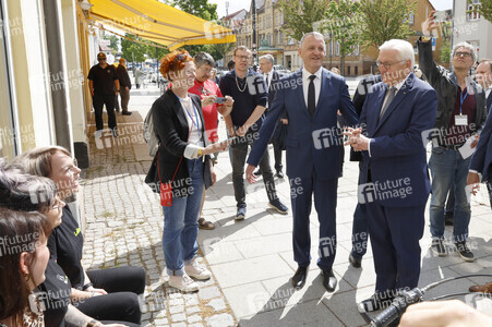 'Ortszeit Deutschland' mit dem Bundespräsidenten in Delitzsch