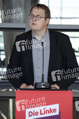Pressestatement der Partei Die Linke in Berlin