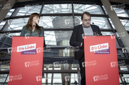 Pressestatement der Partei Die Linke in Berlin