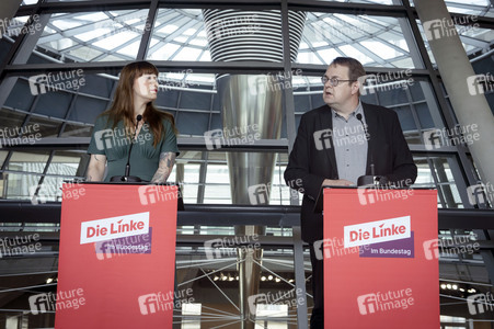 Pressestatement der Partei Die Linke in Berlin