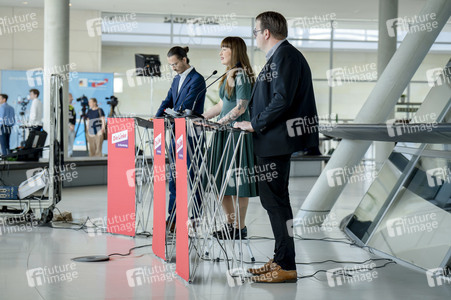 Pressestatement der Partei Die Linke in Berlin