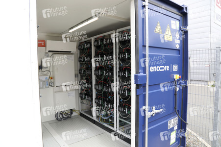 Vorstellung des encore Batteriespeichers im DB ICE-Werk in Leipzig
